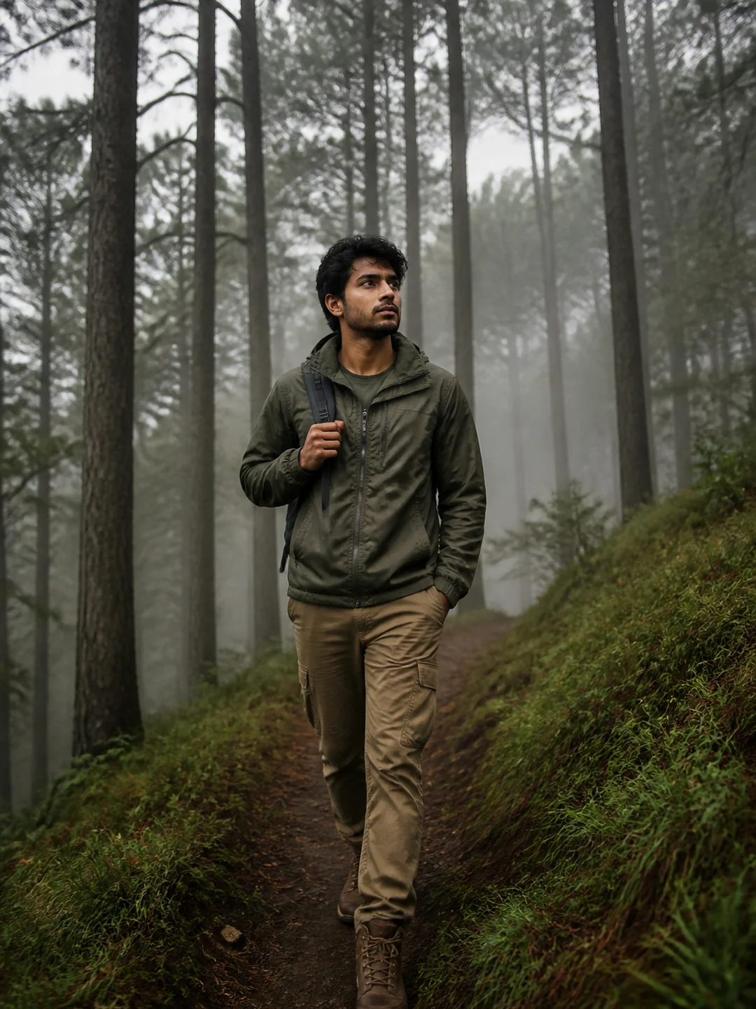 foggy forest ai photo editing prompt example 1 — 5 Stunning Foggy Forest AI Photo Editing Prompts