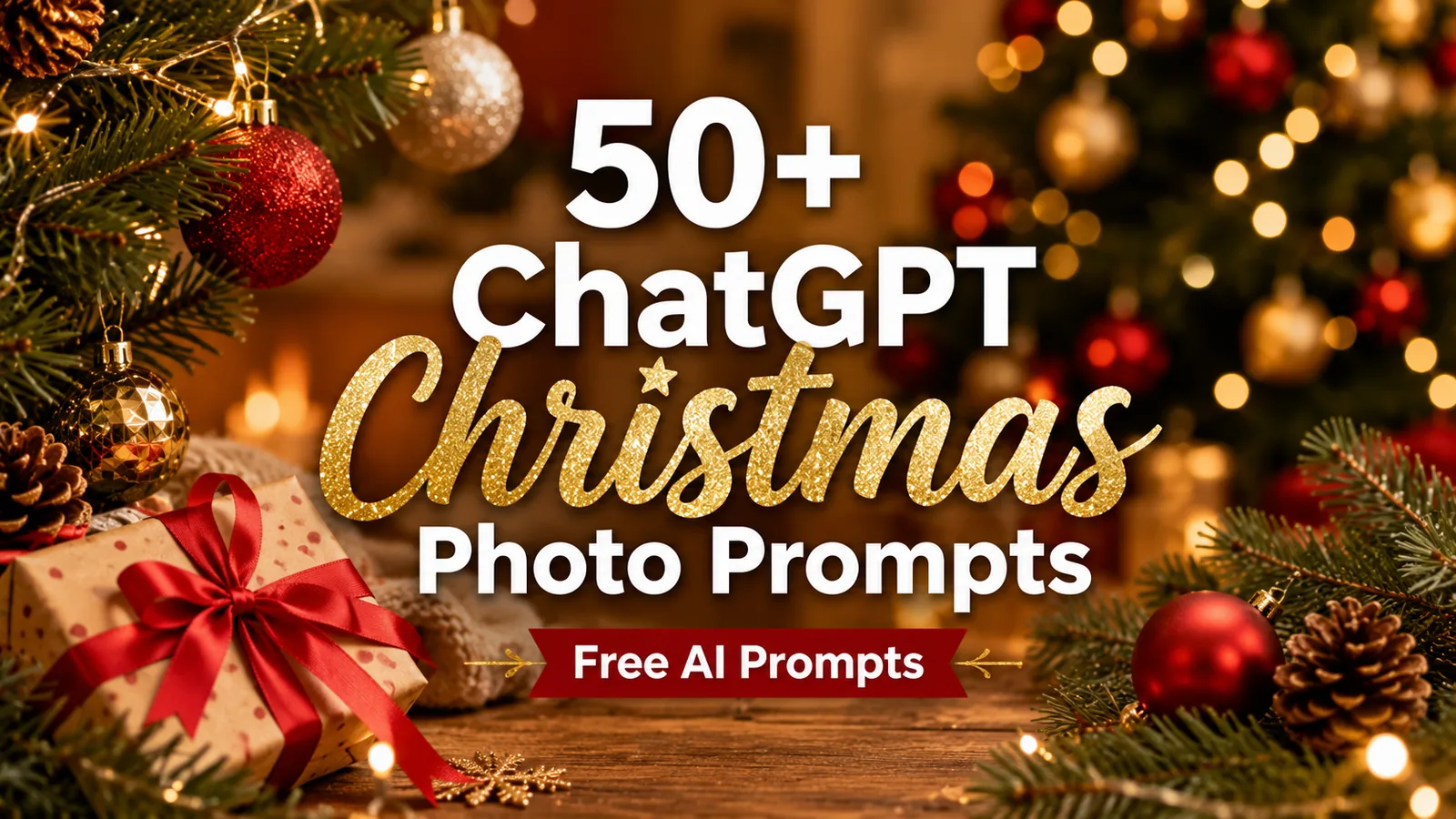 50+ ChatGPT Christmas Photo Prompts (Free AI Prompts)