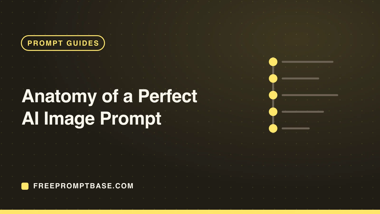 The Anatomy of a Perfect AI Image Prompt