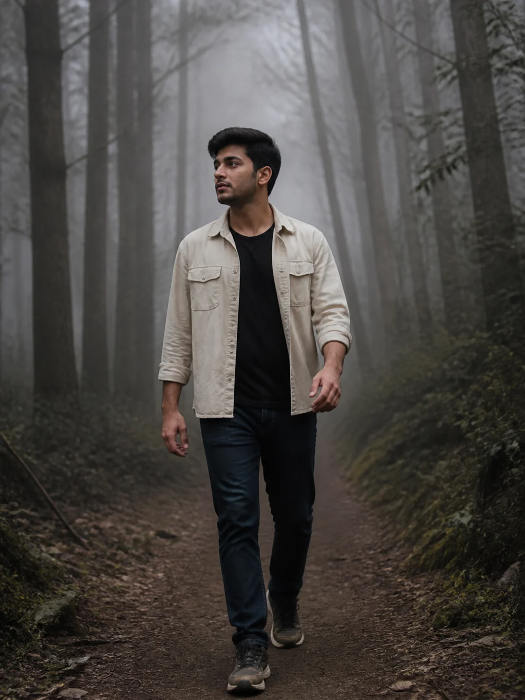 foggy forest ai photo editing prompt example 3 — 5 Stunning Foggy Forest AI Photo Editing Prompts