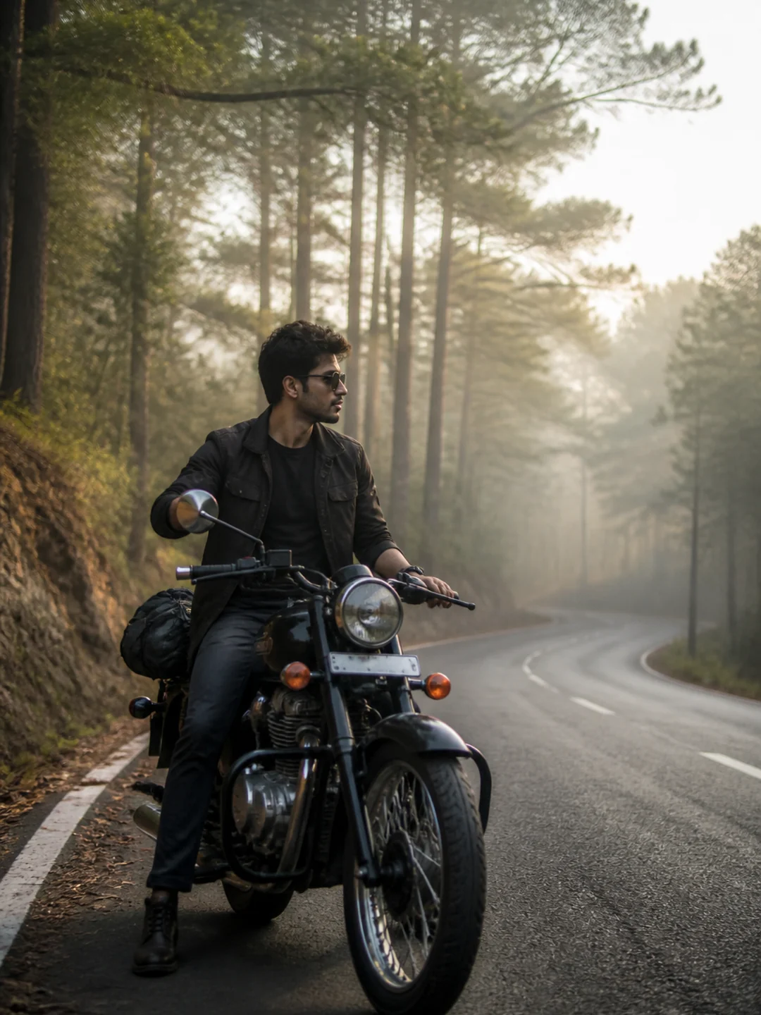 bullet bike ai photo editing prompt for boys example 3 — 5 Viral Bullet Bike AI Photo Editing Prompts for Boys