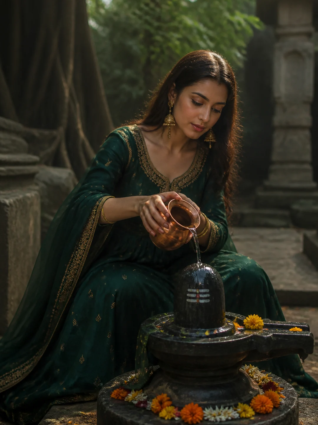 mahadev shivling ai photo editing prompt example 2 — 5 Stunning Mahadev Shivling AI Photo Editing Prompts for Sawan 2026