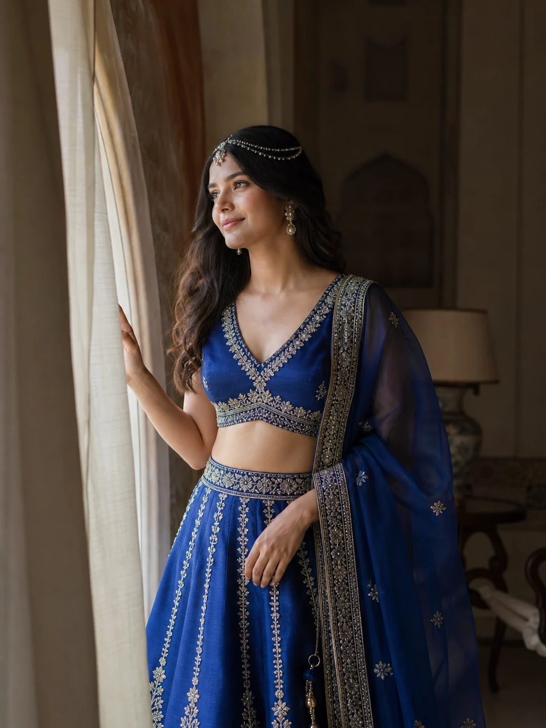 luxury lehenga gemini ai prompts example 2 — 5 Stunning Luxury Lehenga Gemini AI Prompts for Girls