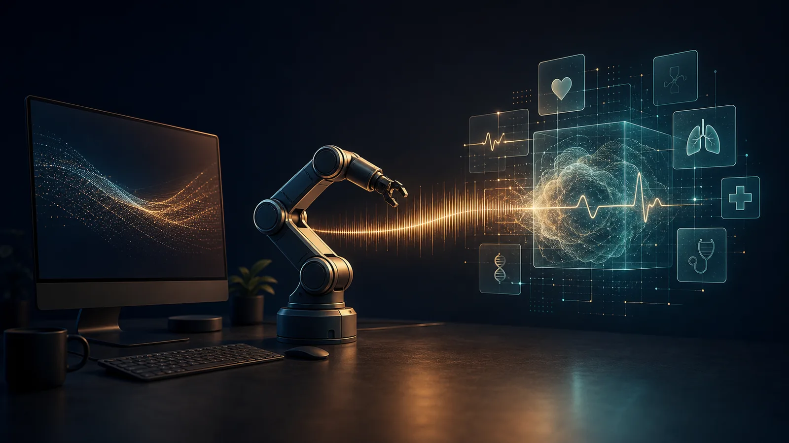 AI Moves Beyond Chatbots: Robots, Voice Agents and Health Data