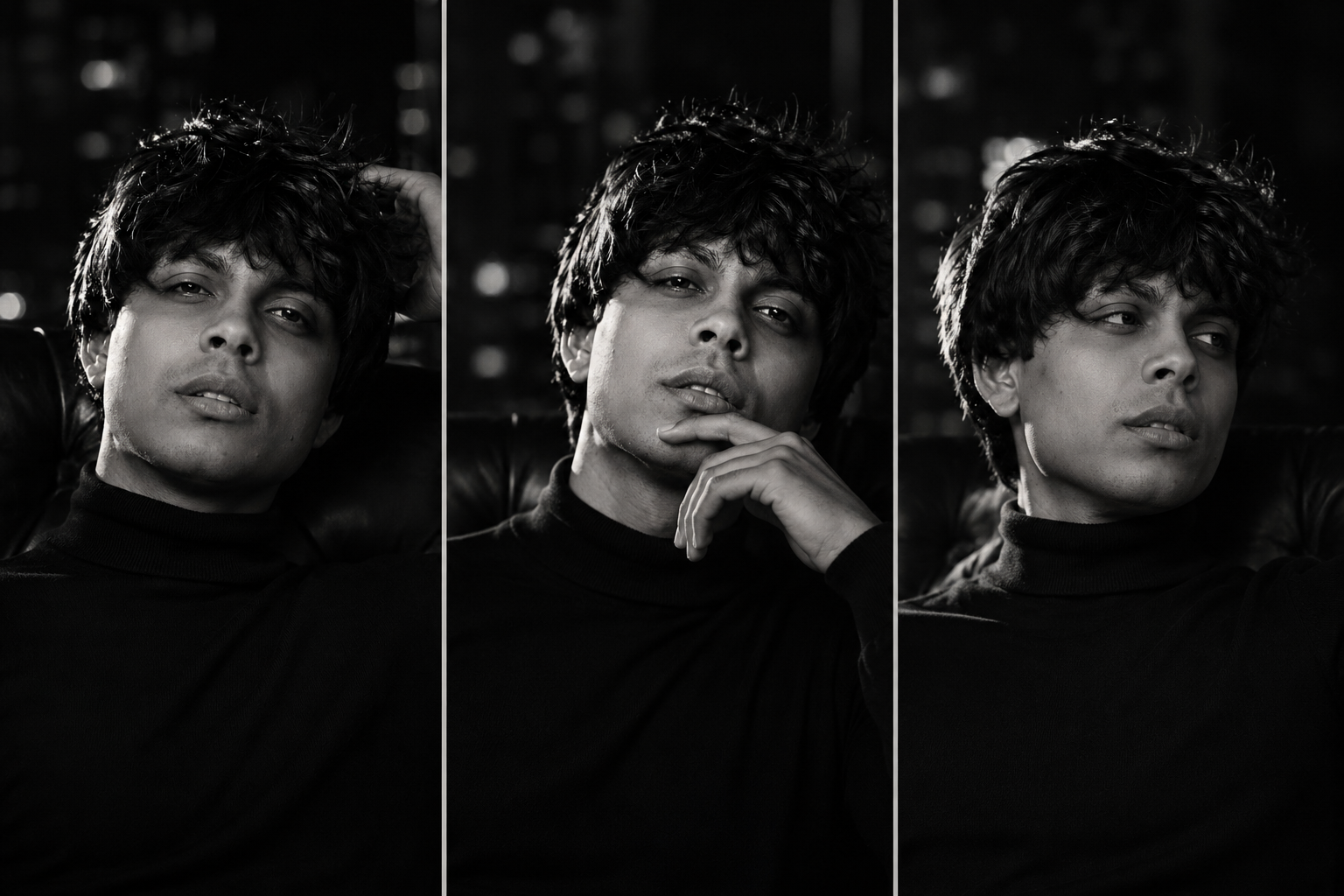 Monochrome Male Portrait AI Photo Prompt for Gemini — image 2