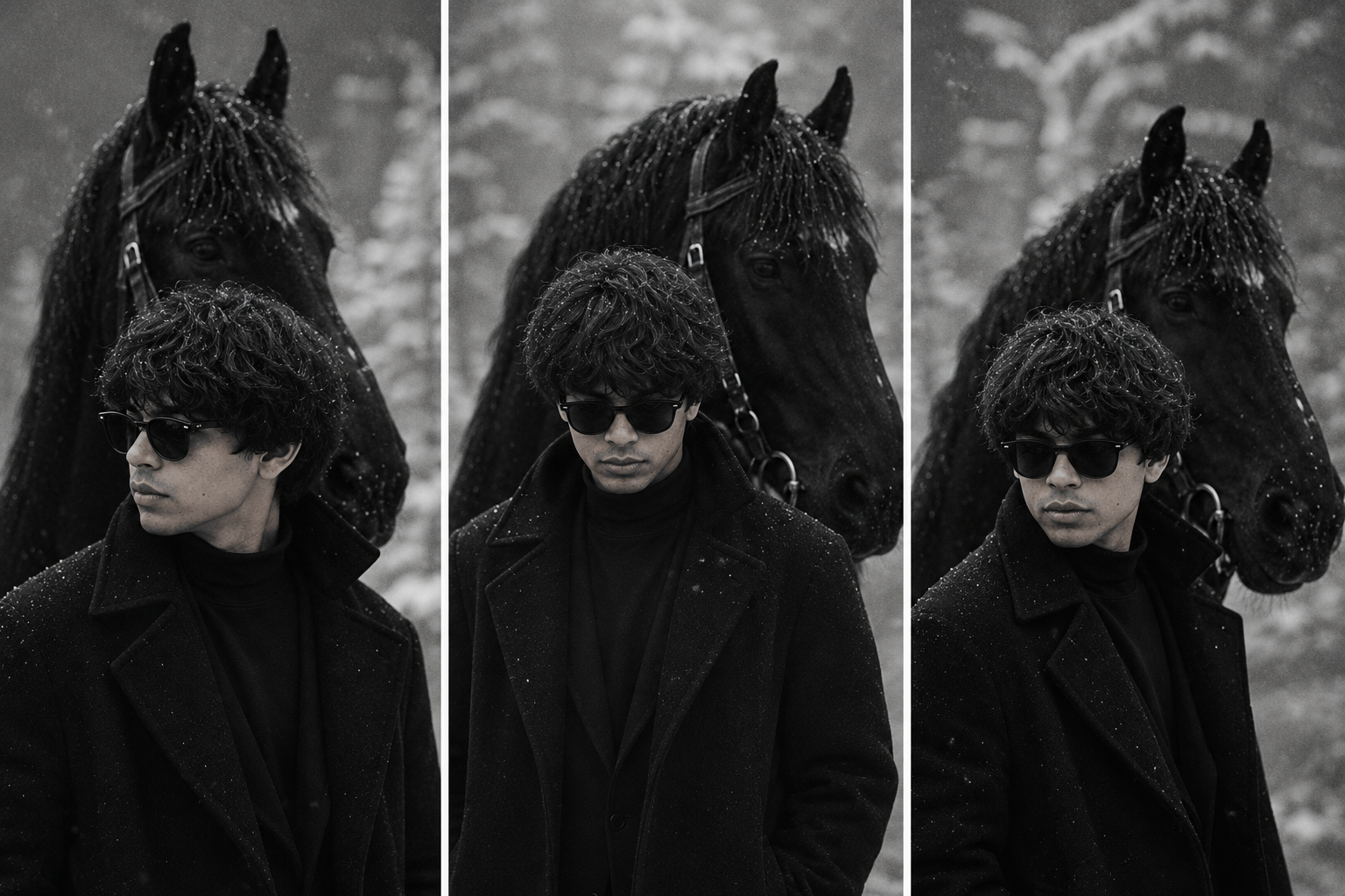 Winter Horse Portrait AI Photo Prompt for Gemini — image 2