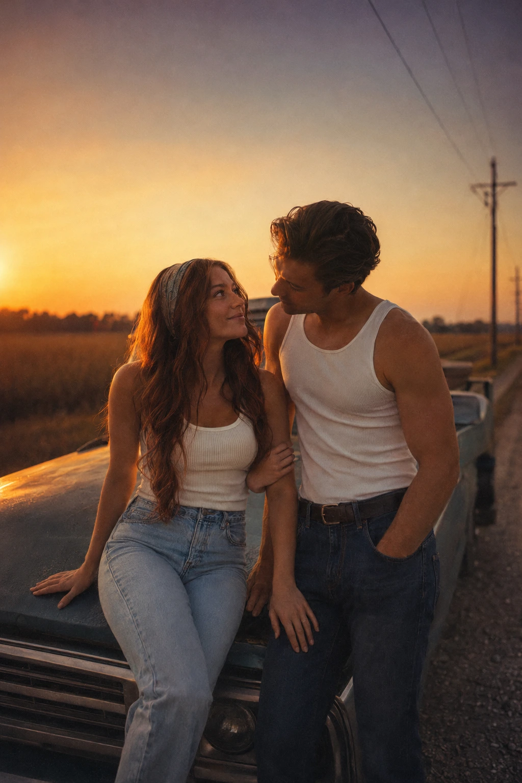 Vintage Truck Couple – Gemini AI Photo Prompt — image 2