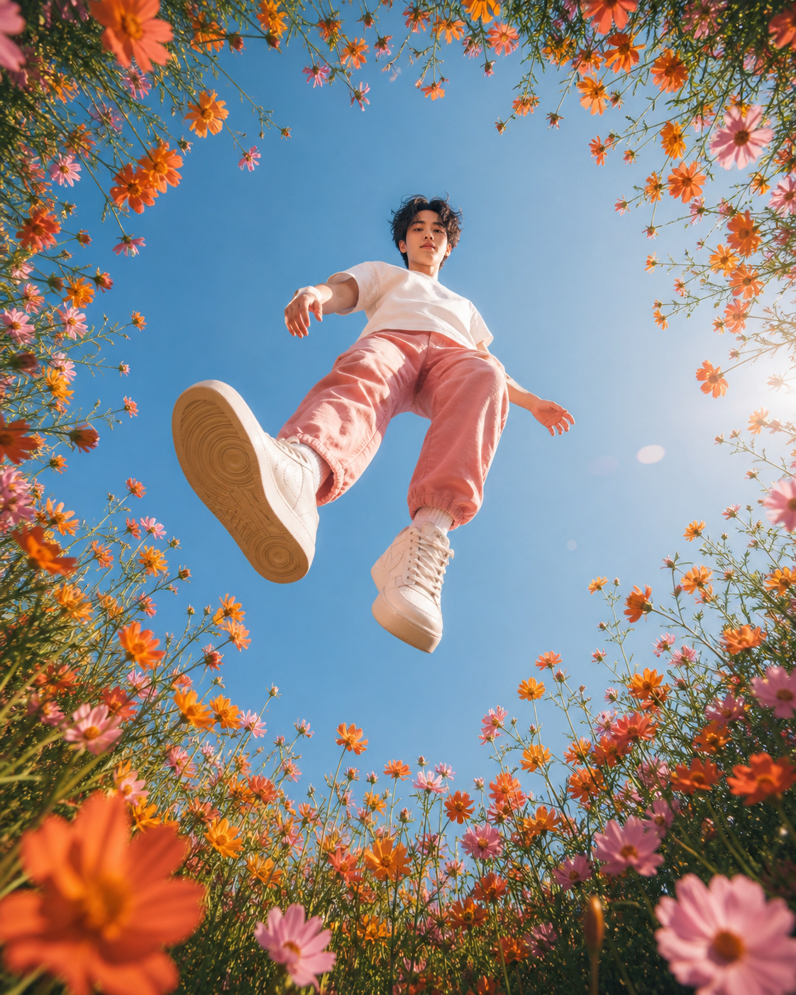 Fisheye Floating Photo – Surreal Levitation AI Prompt — image 2