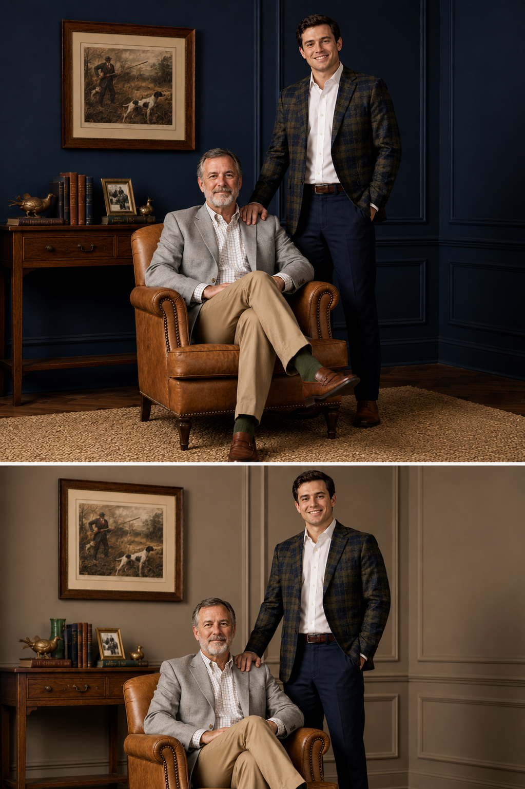 Father and Son Portrait AI Prompt for Gemini — image 2