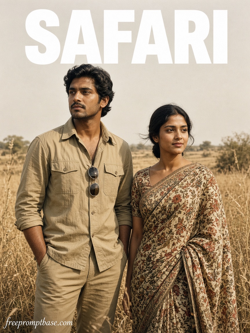 Safari jacket 70s outdoor look