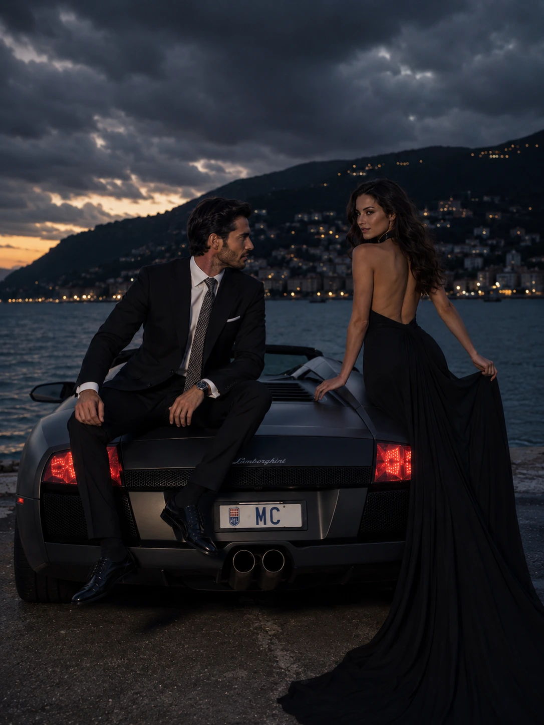 Luxury Car Couple – Gemini AI Photo Prompt — image 2