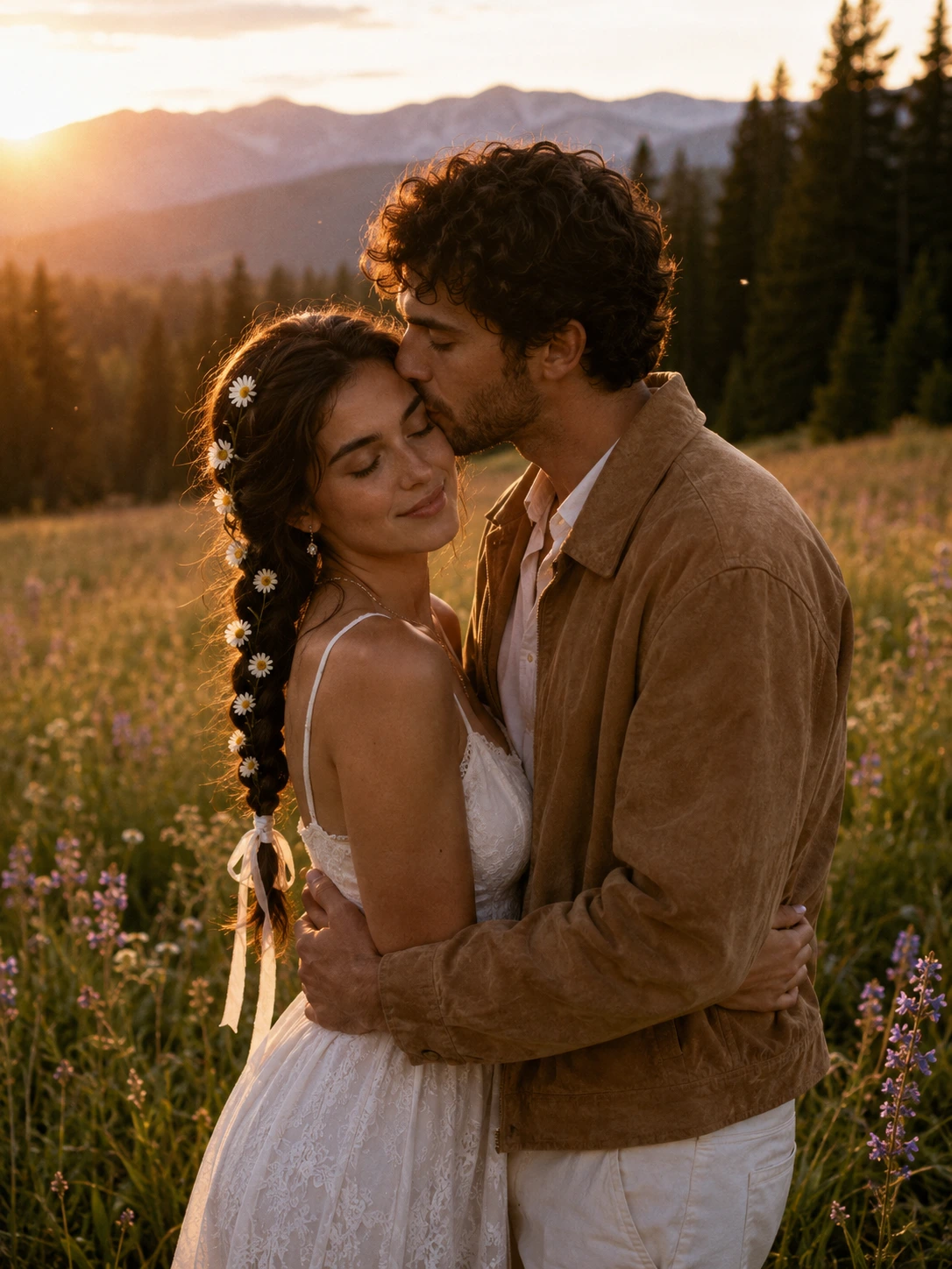 Daisy Meadow Couple – Gemini AI Photo Prompt — image 4