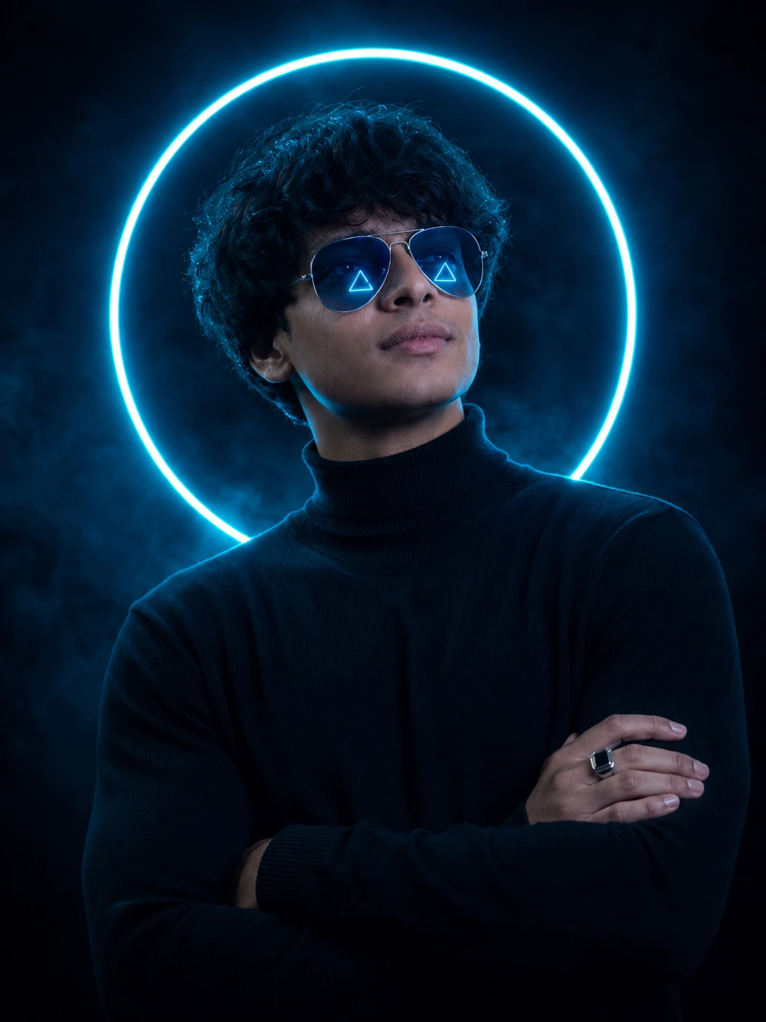 Neon Ring Portrait AI Photo Prompt for Gemini — image 6