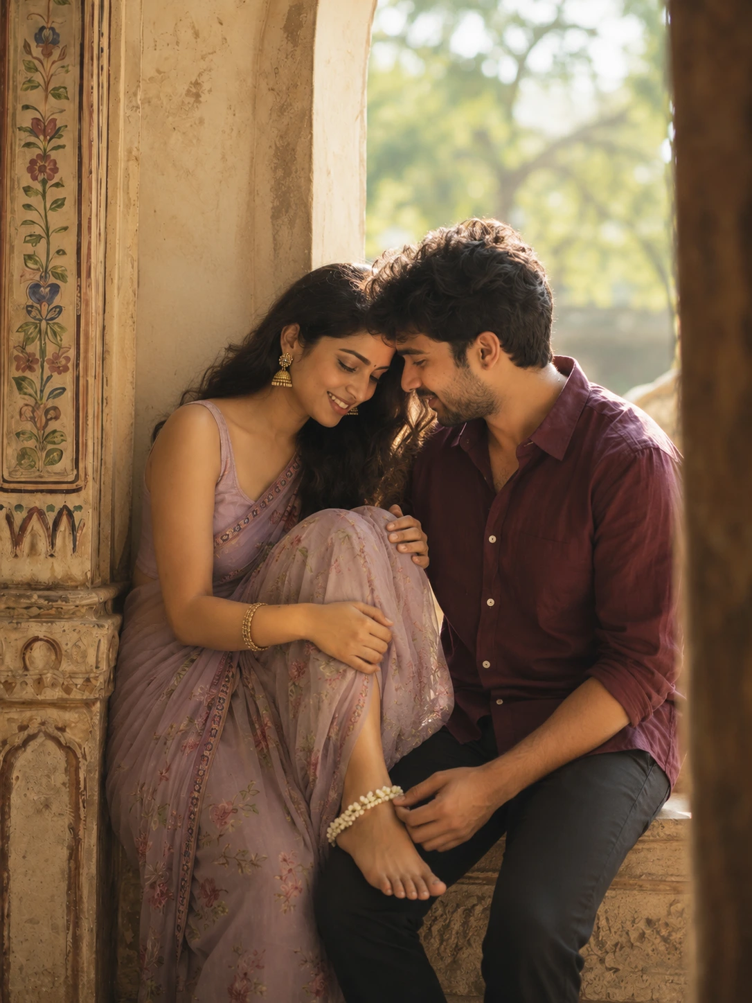 Jasmine Anklet Couple – Gemini AI Photo Prompt — image 2