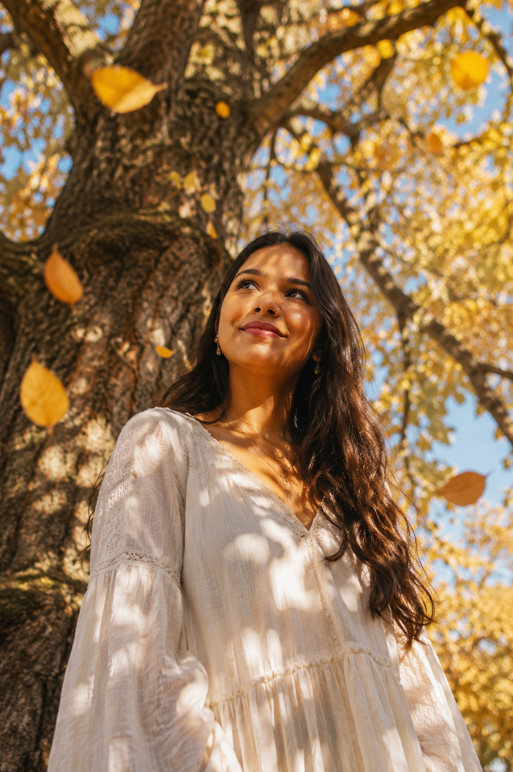 Autumn Fashion Portrait AI Photo Prompt for Gemini