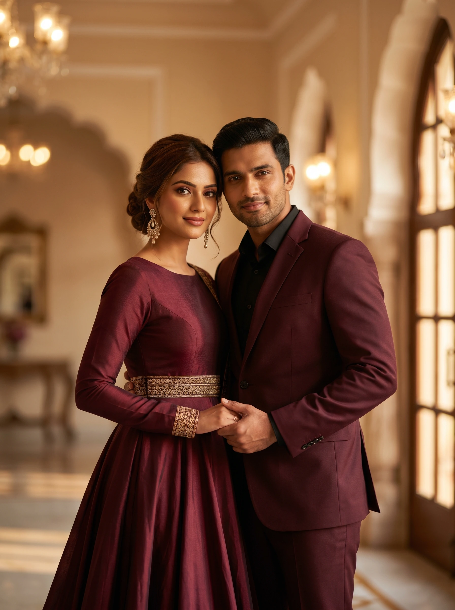 Indian Couple Portrait AI Photo Prompt for Gemini — image 2