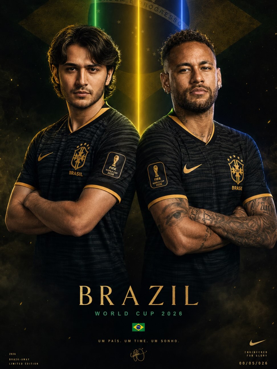Cinematic World Cup Football Poster